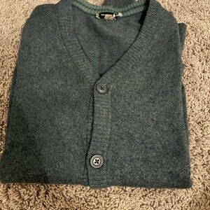 Smartwool bluish Green Men's Cardigan Sweater#preppy#grandpa